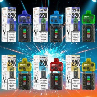 پاد یکبارمصرف مکس گو 22 هزار پاف maxgo pro22 puffs